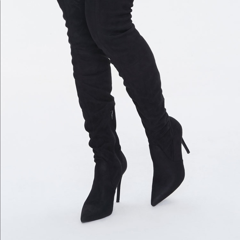Forever 21 Thigh High Boots